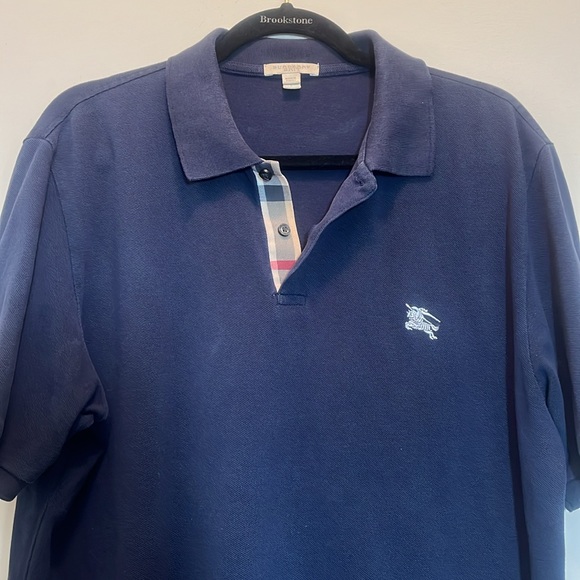 Burberry Brit Classic Navy Polo Size L - Picture 2 of 8